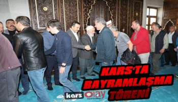 Kars'ta Bayramlaşma Töreni