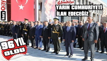 Kars'ta Cumhuriyet Bayramı Kutlamaları Başladı