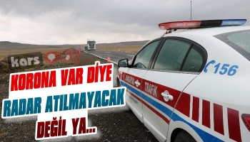 Kars'ta Jandarmadan Radar Uygulaması