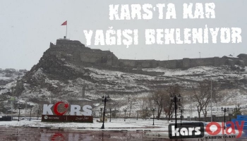  Kars'ta Kar Yağışı Bekleniyor