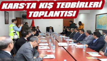 Kars'ta Kış Tedbirleri Toplantısı