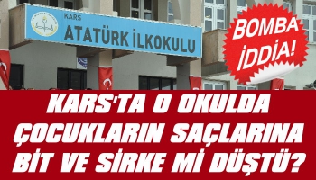 Kars'ta O Okulda Çocukların Saçlarına Bit ve Sirke Düştü İddiası