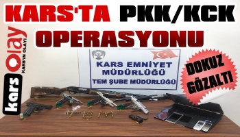 Kars'ta PKK/KCK Operasyonu: 9 Gözaltı