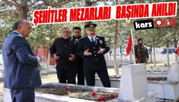 Kars'ta Şehit Polisler Anıldı