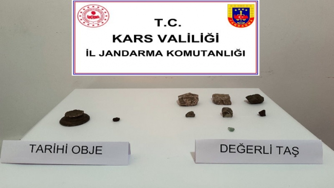 Kars'ta Tarihi Eser Ele Geçirildi