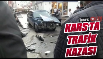 Kars'ta Trafik Kazası