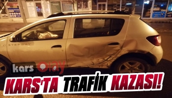 Kars'ta Trafik Kazası