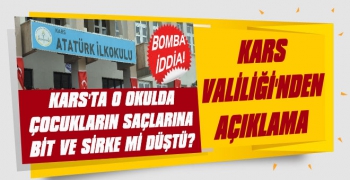 Kars Valiliği O Okul İçin Açıklama Yaptı