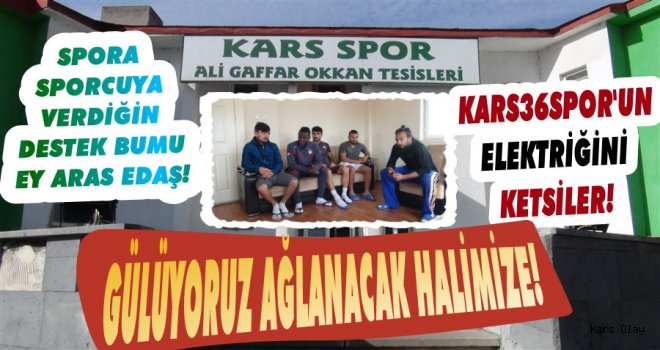 Kars36Spor'a Bir Darbede Aras Edaş'dan