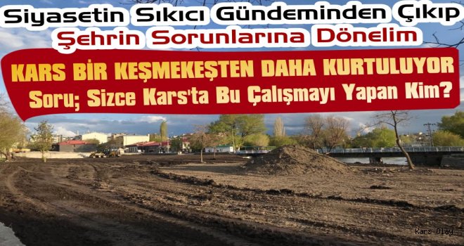 Kars'a Yeni Bir Park Alanı Kazandırılıyor