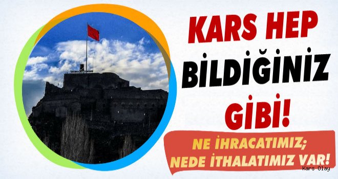 Kars'ın Dış Ticaret İstatistikleri Açıklandı!