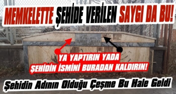 Karslı Şehidin Adına Büyük Saygısızlık