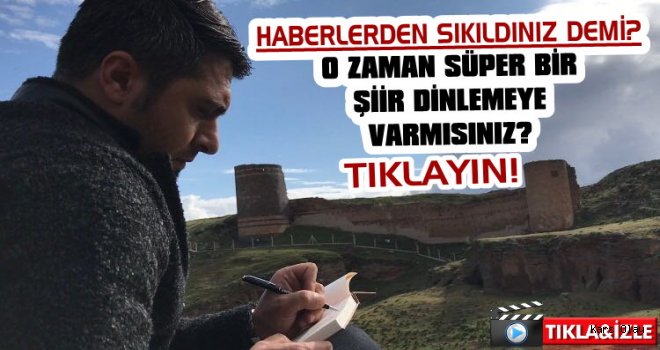 Kars'lı Yazardan Süper Bir Şiir!