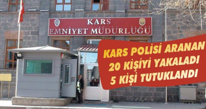 Kars'ta 5 Kişi Tutuklandı