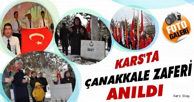 Kars'ta Çanakkale Zaferi Anıldı