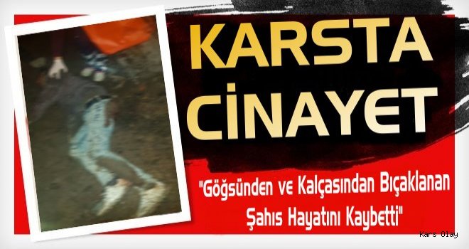 Kars'ta Cinayet: 1 Kişiyi Bıçaklayarak Öldürdüler