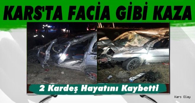 Kars'ta Facia Gibi Trafik Kazası: 2 Ölü