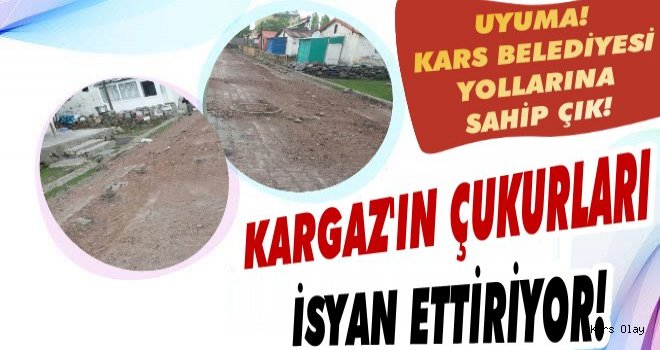 KARS'ta KARGAZ'ın Çukurları İsyan Ettiriyor!