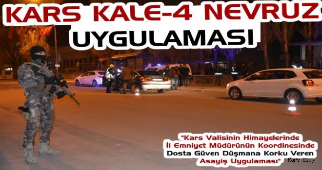 Kars'ta 'Kars Kale-4' Nevruz Uygulaması