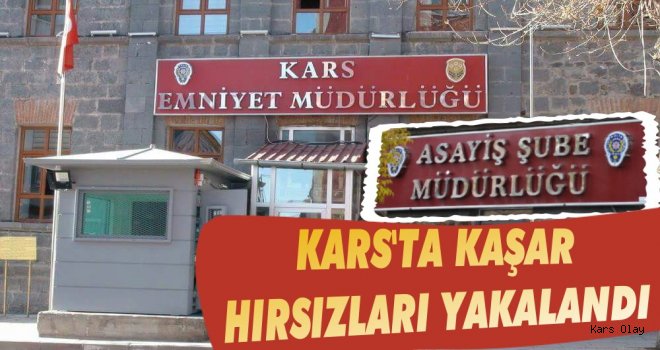 Kars'ta Kaşar Hırsızları Yakalandı!