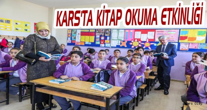 Kars'ta Kitap Okuma Etkinliği