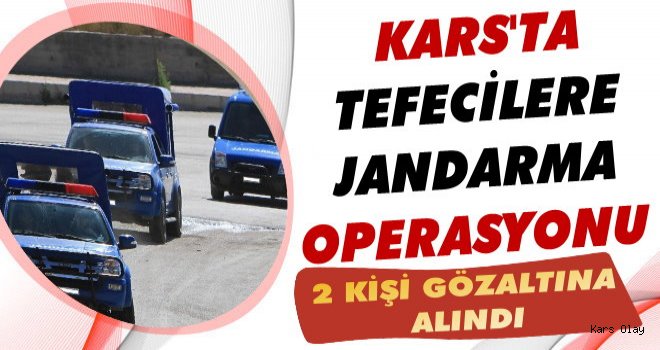 Kars'ta Tefeci Operasyonu