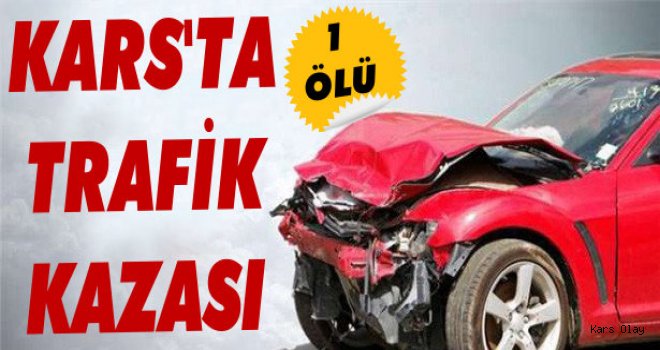 Kars'ta Trafik Kazası: 1 Ölü