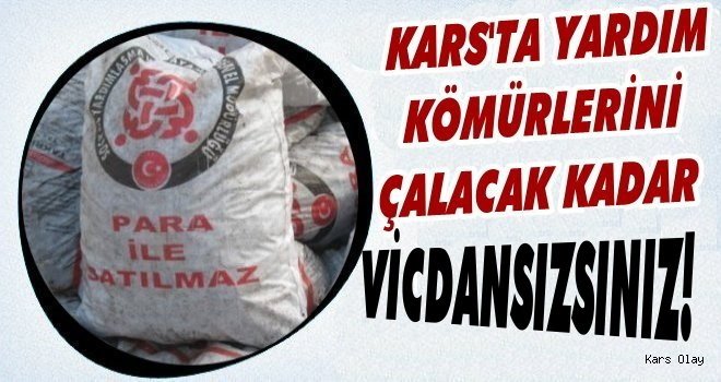 Kars'ta Yardım Kömürlerini Çalan 3 Hırsız Yakalandı!