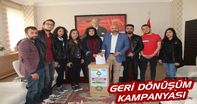 KAÜ'de Geri Dönüşüm Kampanyası