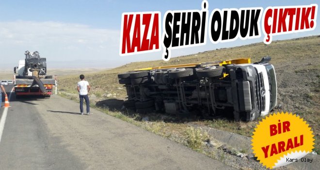 Mezra Yolunda Trafik Kazası