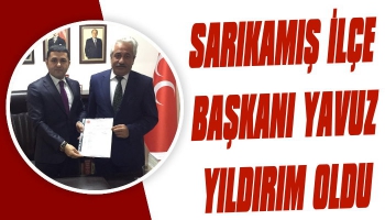 MHP Sarıkamış İlçe Başkanlığı'na Yavuz Yıldırım Atandı