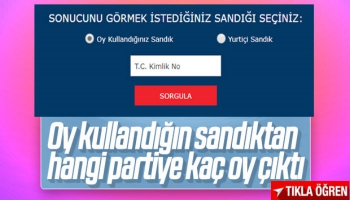 Oy Kullandığın Sandıktan Hangi Partiye Oy Çıktı