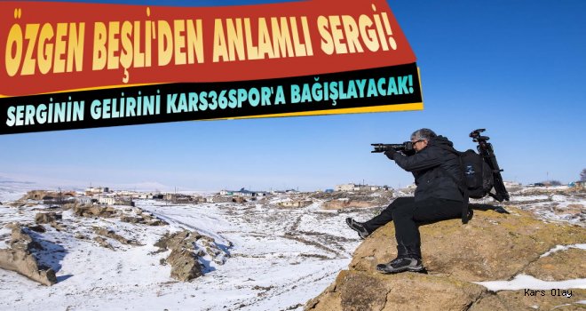 Özgen Beşli'den Kars36Spor'a Destek