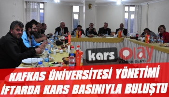 Rektör Kapu, Kars Basınıyla Bir Araya Geldi