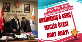 Sarıkamış’a Genç Meclis Üyesi Aday Adayı