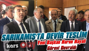 Sarıkamış Belediyesinde Devir Teslim