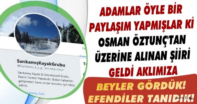 SarıkamışKayakGrubu Sorunlara Parmak Bastı