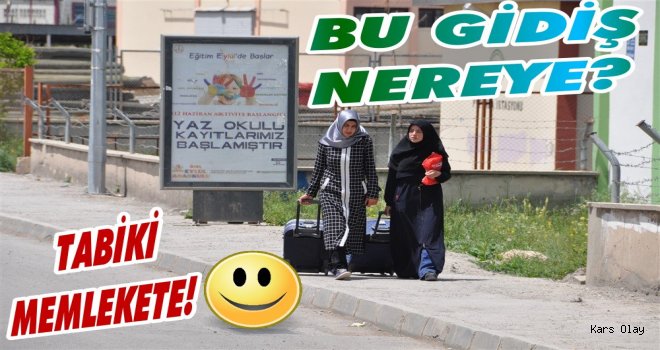 Üniversite Öğrencileri Kars'tan Gitmeye Başladı