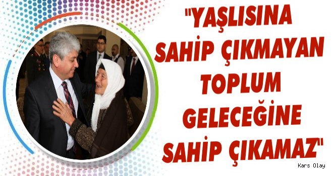 Vali Doğan'dan 'Dünya Yaşlılar Günü' Mesajı