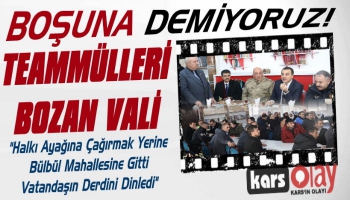 Vali Öksüz Bülbül Mahallesinde Vatandaşları Dinledi