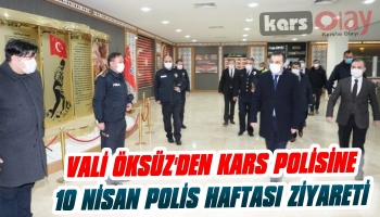 Vali Öksüz'den Emniyete Polis Haftası Ziyareti