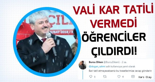 Vali Tatil Vermedi Öğrenciler Çıldırdı